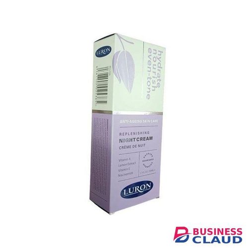 Luron Replenishing Night Cream – Deep Hydration, Repair & Glow Boost with Vitamin E & Natural Extracts for All Skin Types