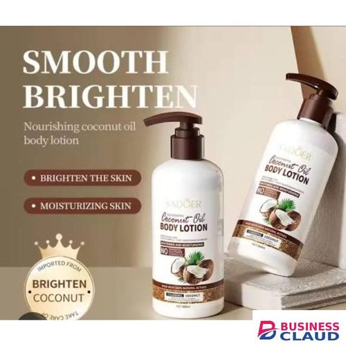 SADOER Coconut Oil Body Lotion – Deep Moisture, Soothing Care & Natural Glow