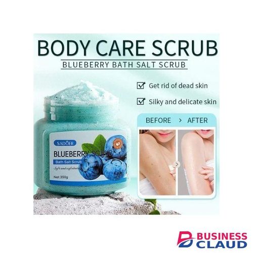 SADOER atural Fruits Deep Clean Exfoliating Moisturizing Whing Skin care Bath Salt Scrub Cream