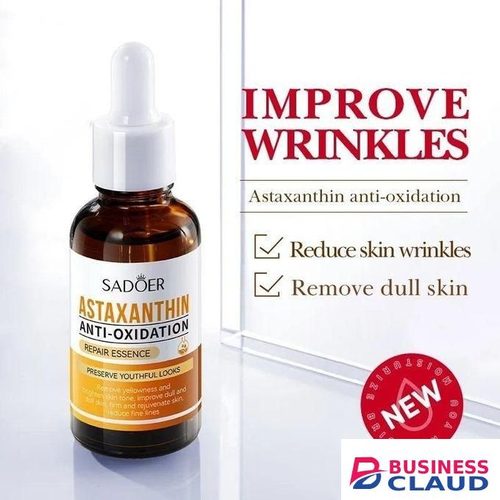 SADOER 2 in 1 Vitamin C serum + Astaxanthin Anti-Oxidation Deep Hydrating Face Serum-Brighten Skin Tone&Lighten Acne Marks Repair Essense