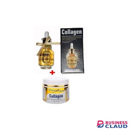 Fruit Of The Wokali Collagen Anti Aging Facial Serum + Cream
