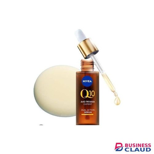 Nivea Q10 serum- Reduces deep wrinkles Fights new fine lines Firms and smooths skin Boosts skinâ€™s Q10 for youthful radiance