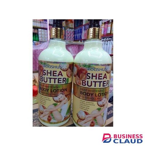 Roushun shea butter deep whing body lotion revive+glow-500ml