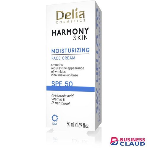 Delia Cosmetics Moisturizing face cream with spf 50