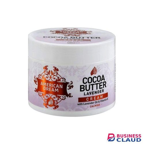 American Dream Cocoa Butter Lavender Cream With Lavender Oil & Vitamin E
