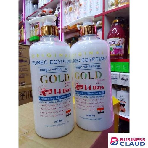 Pure Egyptian Gold magic whing shower milk with arbutin and pearl powder _1000ml