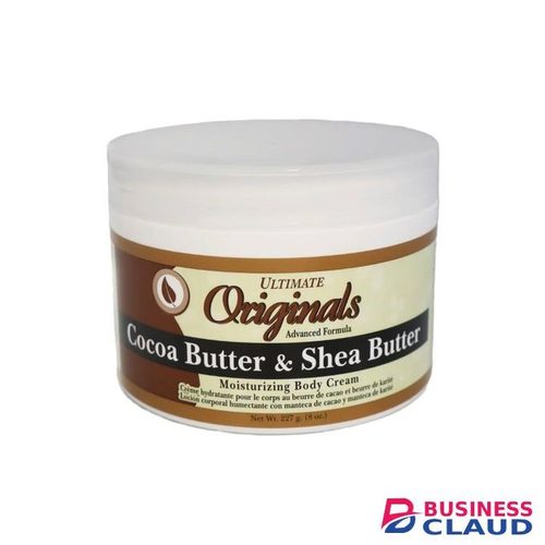 Originals Cocoa Butter & Shea Butter Moisturizing Body Cream. Moisturizes, Fades Scars, Blemishes, Marks, Smooths, Glows, Soothes & Nourishes