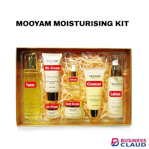 MOOYAM 7-Piece Complete Moisturizing Kit – Cleanser, Toner, Serum, Lotion, Eye Cream, BB Cream & Body Cream – Full Skin Care Set