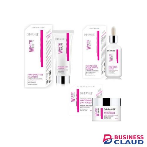 Dr. Rashel Arbutin And Niacinamide Cleanser, Serum And Day Cream Facial Kit