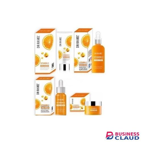 DR RASHEL Vitamin C Brightening Anti-aging Cleanser Toner Cream Serum 4pc