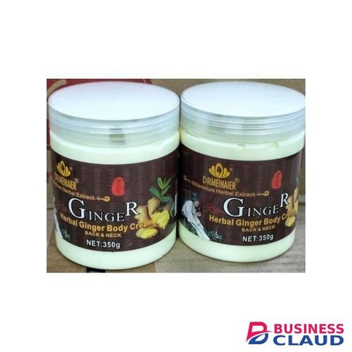 DR MEINAIER Herbal Ginger Body,Back & Neck Cream For Moisturizing,Skin Even Tone-350g
