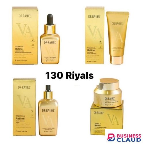 Dr. Rashel Vitamin A Age Defying Retinol Serum,Cleanser, Cream & Toner