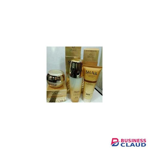 Snail Skin Care Set; Face Cream, Toner & Cleanser