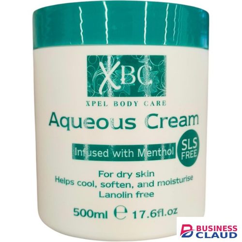 XBC Aqueous Cream Infused With Menthol For Dry Skin Helps Cool, Soften & Moisturise jm