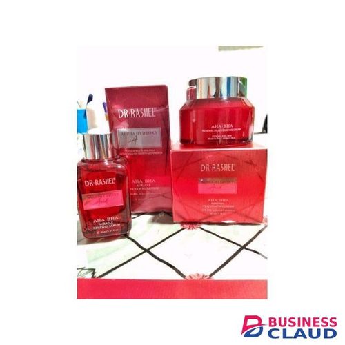 Dr. Rashel Alpha Hydroxy Acid AHA BHA Miracle Renewal Face Cream+serum
