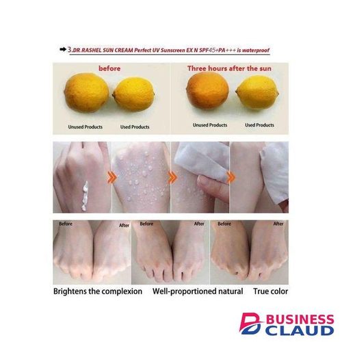 Dr. Rashel Sun Cream Anti-Aging Cream For Face, Spf75 Or Spf100- Choose Your Size- 80g