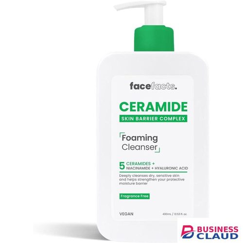 Face Facts Ceramide Foaming Cleanser Cleanses + Strengthens 400ml