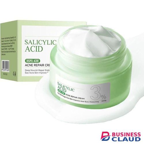 SADOER Quality Salicylic Acid Acne Cream - 3% BHA Spot Cream For Acne - Blackhead Remover - Dark Spot Remover For Face - Scar Removal Cream - Moisturizing Face Cream