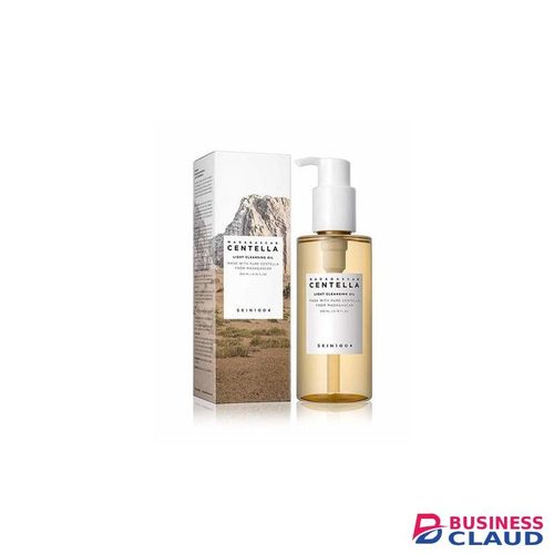 SKIN1004 Madagascar Centella Light Cleansing Oil. Deeply Cleanses, Removes Blackheads, Impurities, Make Ups, Dirt, Oils, Sunscreen, Excess Sebum, Soothes, Hydrate,Exfoliates & Prevent Pore Congestion