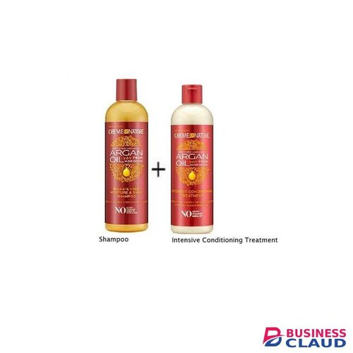 Creme Of Nature Nourish & Shine Shampoo + Intensive Conditioning Treatment