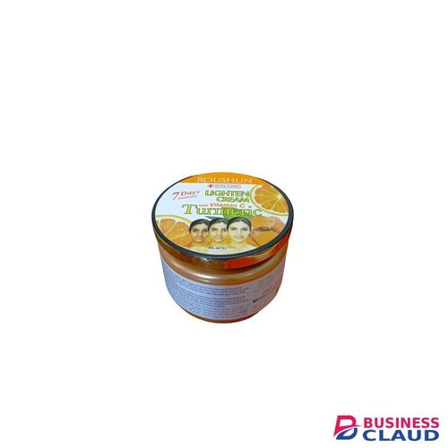 Roushun TURMERIC Face Cream with Vitamin C. Brightens, Hydrates, Evens skin tone, removes fine lines, Fade dark Spot, Hyperpigmentations & Reduce redness