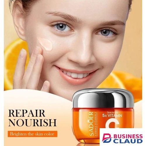 SADOER 5 X Active Vitamin C Face Cream + Niacinamide Skin Care Firming Moisturizing Brightening Face Creams Beauty Face Skin Care