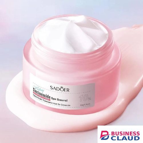 SADOER 2 in 1 Niacinamide Cream+Serum 10% With Alpha Arbutin Ceramide for Face, Anti Aging Cream, Hydrating Cream for Moisturize Pores Reducer, Delay Aging, Niacinamide Face Cream Moisturizing, Smoothening,Repairing, And Anti-aging/Anti -wrinkle