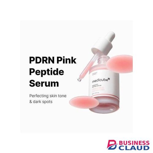 Medicube PDRN Pink Peptide Glow Serum with Niacinamide. Moisturizes, Glows, Smooth Wrinkles & Fine Lines, Fades Dark Spots, Boosts Collagen Production, Skin Elasticity, Firms, Brightens & Soothes