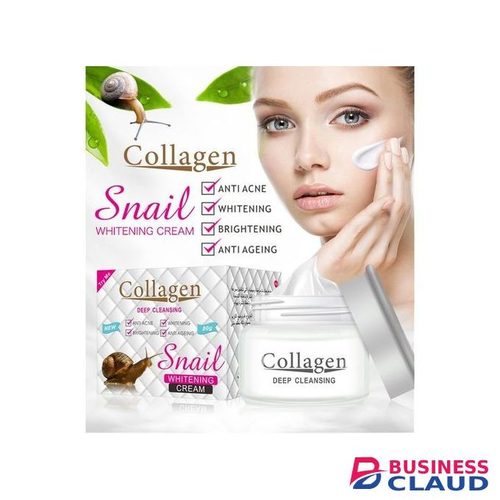 Snail Collagen Face Cream, Anti-Aging, Anti-Acne
