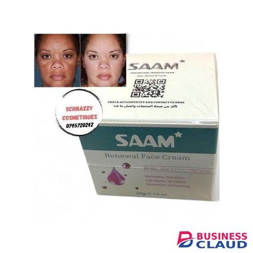 Face Renewal Cream with Scan Code for Smooth Bright Natural Glow Even Toned Complexion