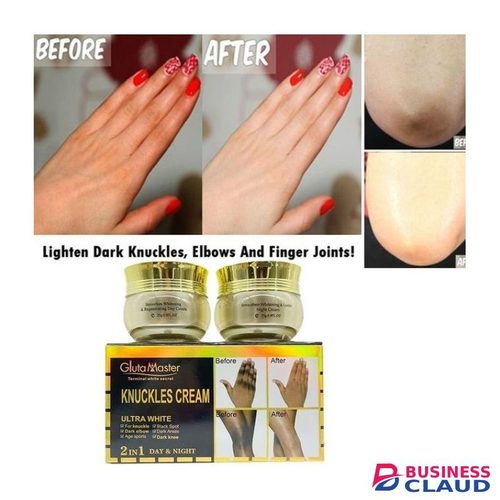 Gluta Master 2in1 Day & Night Knuckles Cream Ultra White Lighten & brighten Dark knuckles,elbows & finger joints