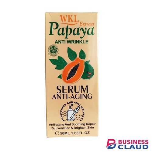 Wokali PAPAYA Anti-Wrinkle & Anti-Aging Face Serum. Moisturizes, Brightens, Smooths, Firms, Prevent Aging, Removes Wrinkles, Fine Lines, Dark Spots, Improve Elasticity, Smooths, Softens & Evens