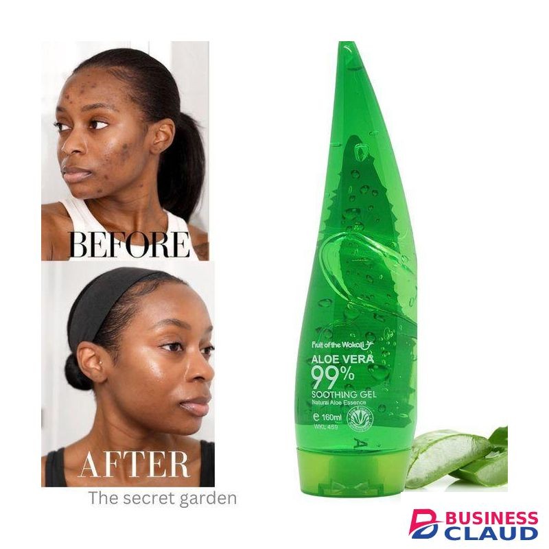 Fruit Of The Wokali ALOE VERA SOOTHING GEL High Moisturizing Replenishes 260ml--