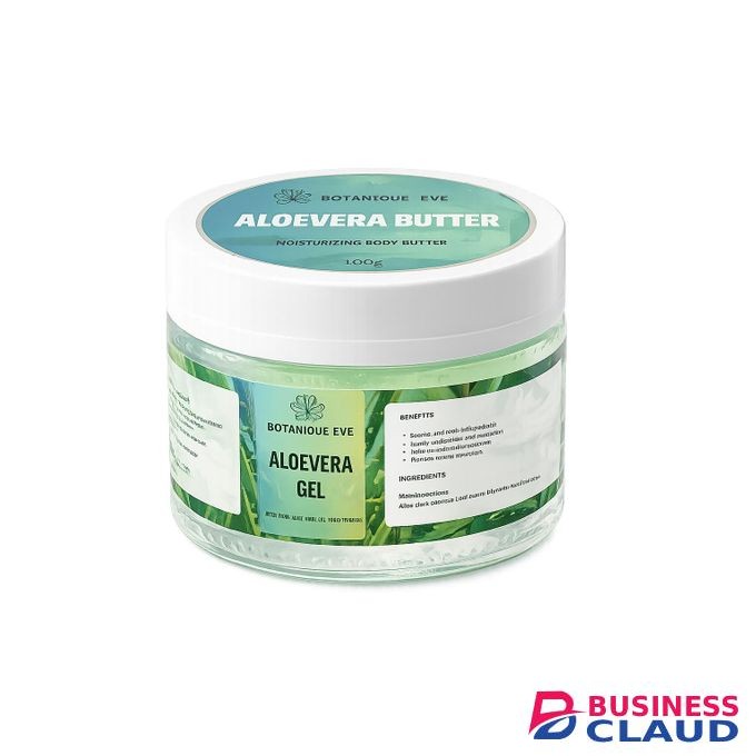 BOTANIQUE EVE Pure Aloe Vera Gel 100g – 100% Natural Soothing & Hydrating Gel for Skin & Hair