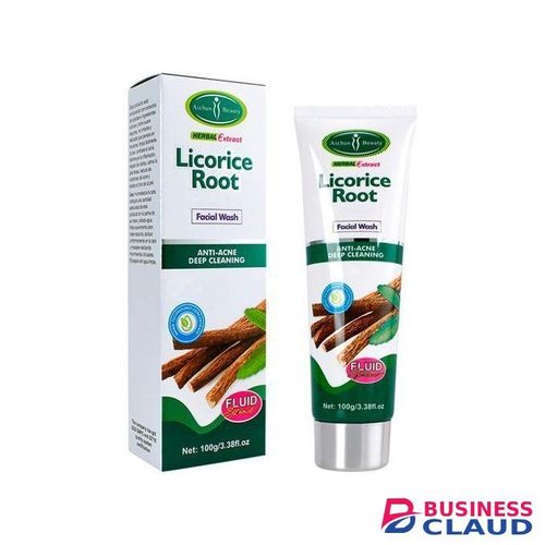Aichun Beauty Herbal Facial Cleanser Licorice Root With Mineral For Skin Lightening Acne Removal & Whing Wash