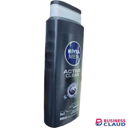 Beauty Active Clean Stimulating Active Charcoal Shower Gel For Body, Face & Hair Thorough Cleansing Nıvea