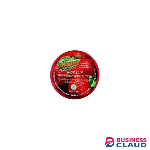 Wokali Strawberry Body Cream 240g â€“ Body Butter