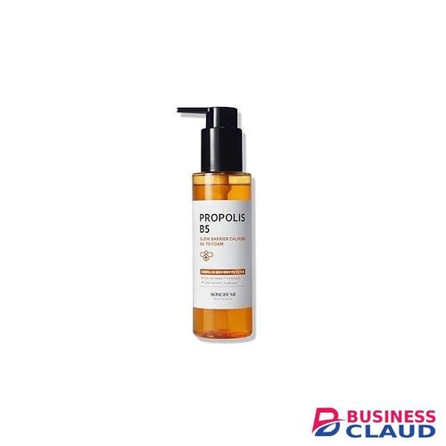 Some By Mi Propolis B5 Glow Barrier Calming Oil To Foam 120ml - Daily Face Wash Made from Panthenol and Propolis - Skin Barrier and Texture Care for Sensitive Skin - Korean Skin Care