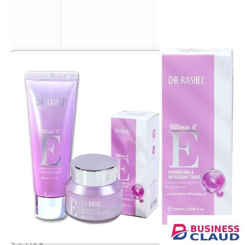 Dr. Rashel Vitamin E Facial Cleanser, Cream, Serum + Toner Set
