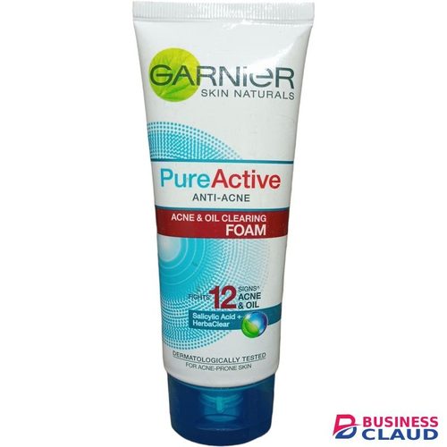 Pure Active Anti Acne & Oil Clearing Face Foam With Salicylic Acid & HerbaClear Wash