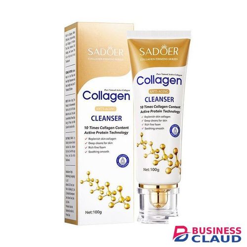 SADOER Collagen Facial Cleanser Anti Aging Face Cleanser and Moisturizing HYDRATING SKINCARE CLEANSER