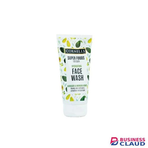 CORNELLS Super Foods Avocado & Manuka Honey Face Wash 150ml, Hydrating & Nourishing Cleanser