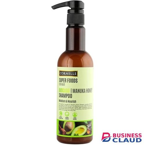 CORNELLS Avacado & Manuka Honey Shampoo Hydrate & Nourish Sulfate & Paraben Free