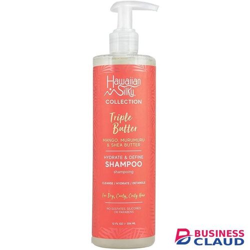 Hawaiian Silky Triple Butter Hydrate and Define Shampoo 12 Oz