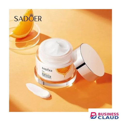 SADOER Quality 4 IN 1 Vitamin C Skin Care Set, Skincare Routine Set, Facial Skin Care Products, Skincare Gift Set with Serum,Cream,Cleanser,Sunscreen, Anti-Aging Skin Care Kit for Firming & Hydrating