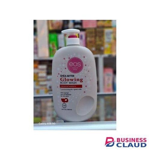 EOS Shea Butter Glowing Body Wash (Coconut Waters) - An antiaging body cleanser with shea butter, coconut water, 7 moisturizing oils, and goatâ€™s milk, cleanses deeply & hydrating, makes skin soft smooth & naturally glowing, radiant skin. in Conditioning-repair-cream