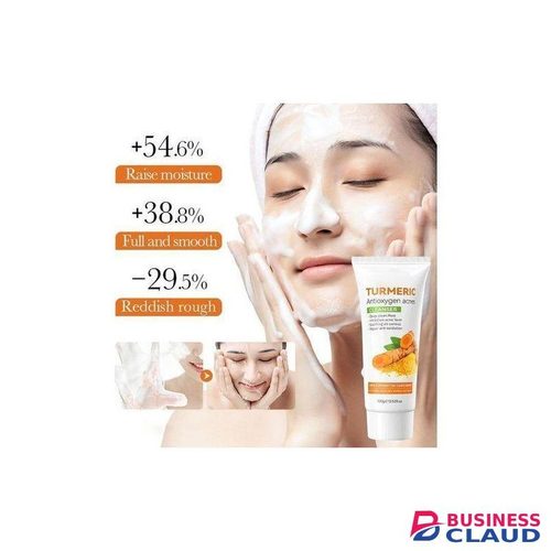 SADOER 5 IN 1 Glowing Skin Turmeric Skincare Set Mosturising Turmeric Set, Tumeric Cleanser + Face Serum +Face Toner + Face Cream + Tumeric Soap, With Unparelled Vitamin C Capabilities, Helps In Prevent Acne, Sooth, Hydrate, Lighten Acne Marks