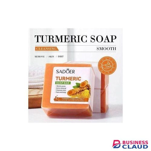 SADOER Glowing Skin Turmeric Skincare Set5 In 1 Mosturising Turmeric Set, Tumeric Cleanser + Face Serum +Face Toner + Face Cream + Tumeric Soap, With Unparelled Vitamin C Capabilities, Helps In Prevent Acne, Sooth, Hydrate, Lighten Acne Marks