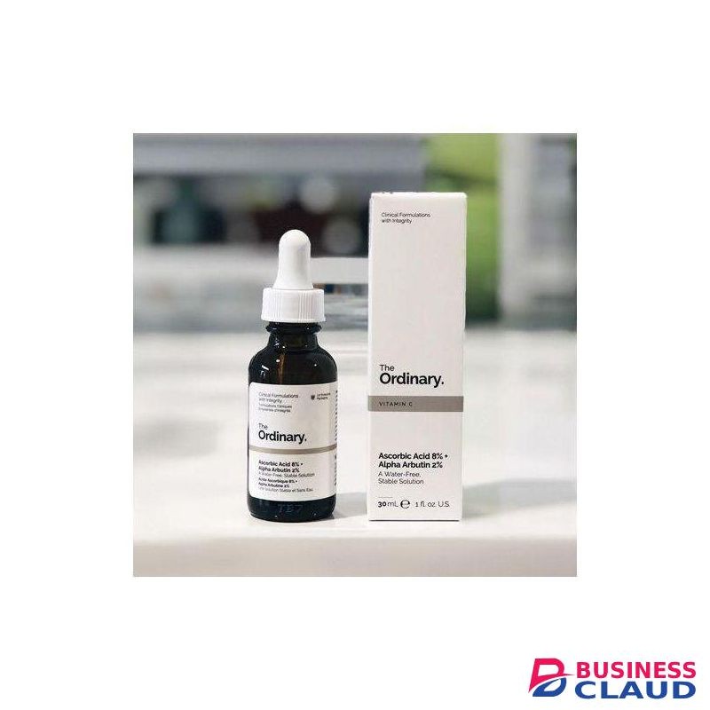 The Ordinary Vitamin C Ascorbic Acid 8%+Alpha Arbutin 2%- Brightening Skin Tone ,Antiaging