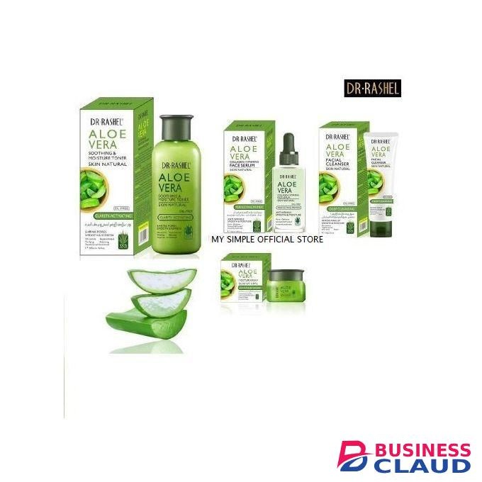 DR RASHEL Dr. Rashel Aloe Vera Face Serum+ Cream +Toner+ Cleanser